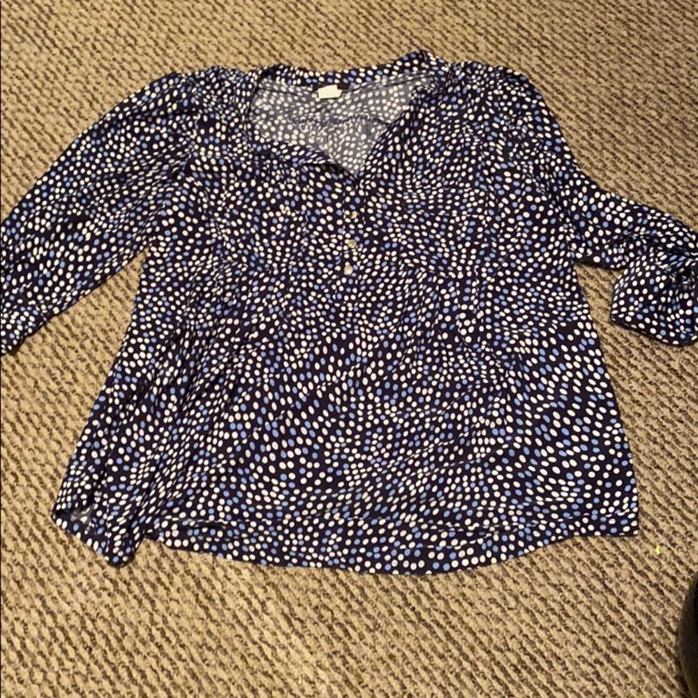 Fun blue top